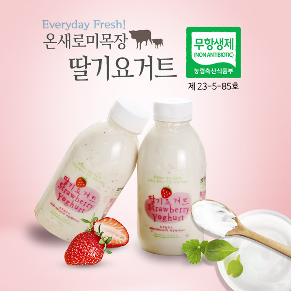 온새미로 목장 딸기요거트 500ml