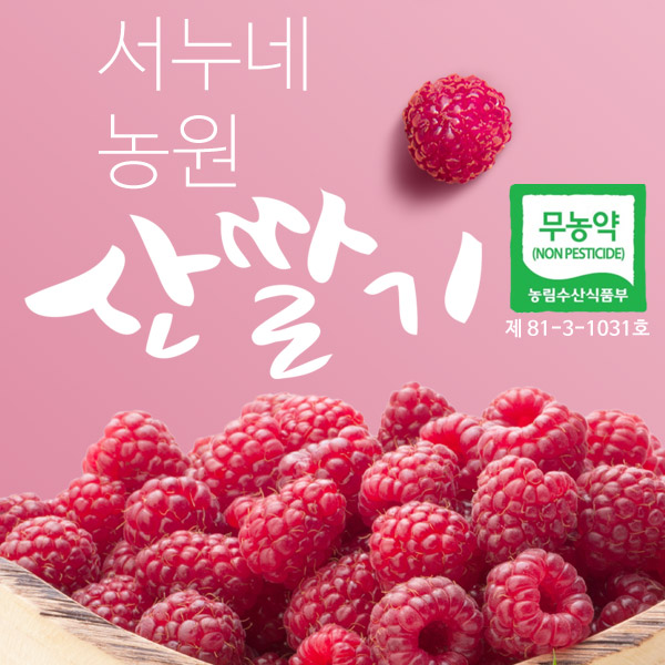 친환경 하우스 햇 산딸기